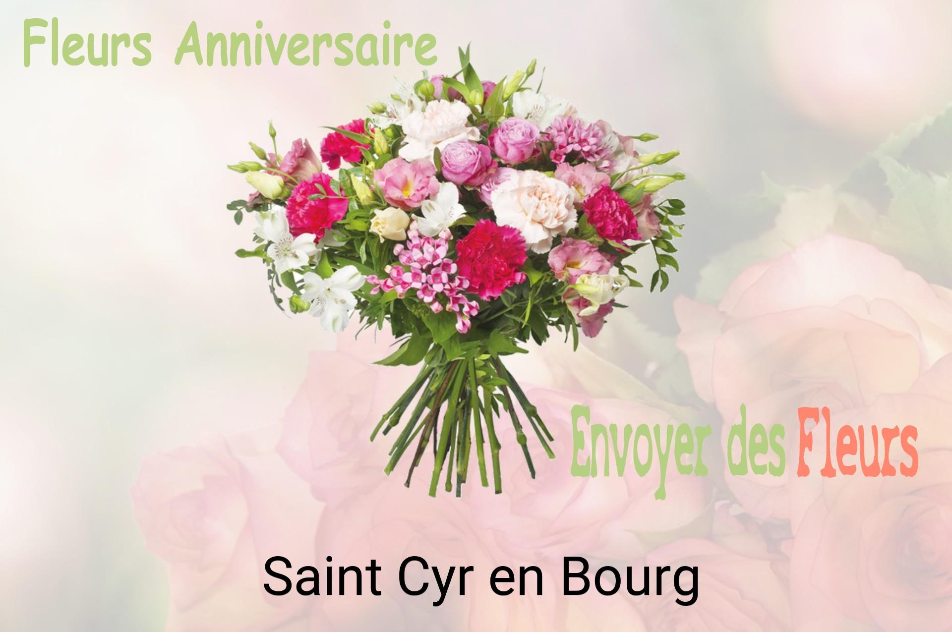 Bouquet de fleurs d’anniversaire livré à Saint-Cyr-en-Bourg